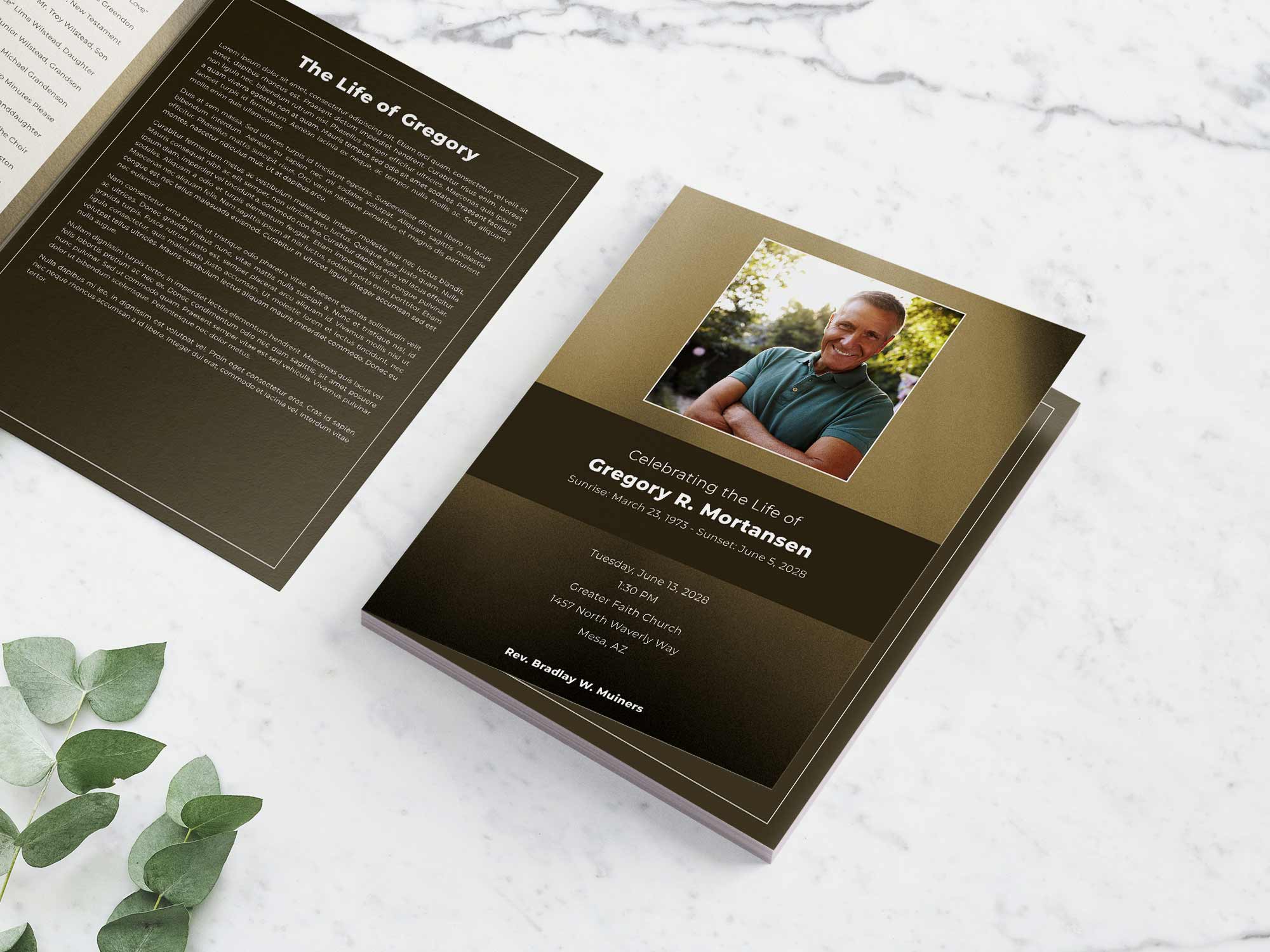 Large Program Front Sample