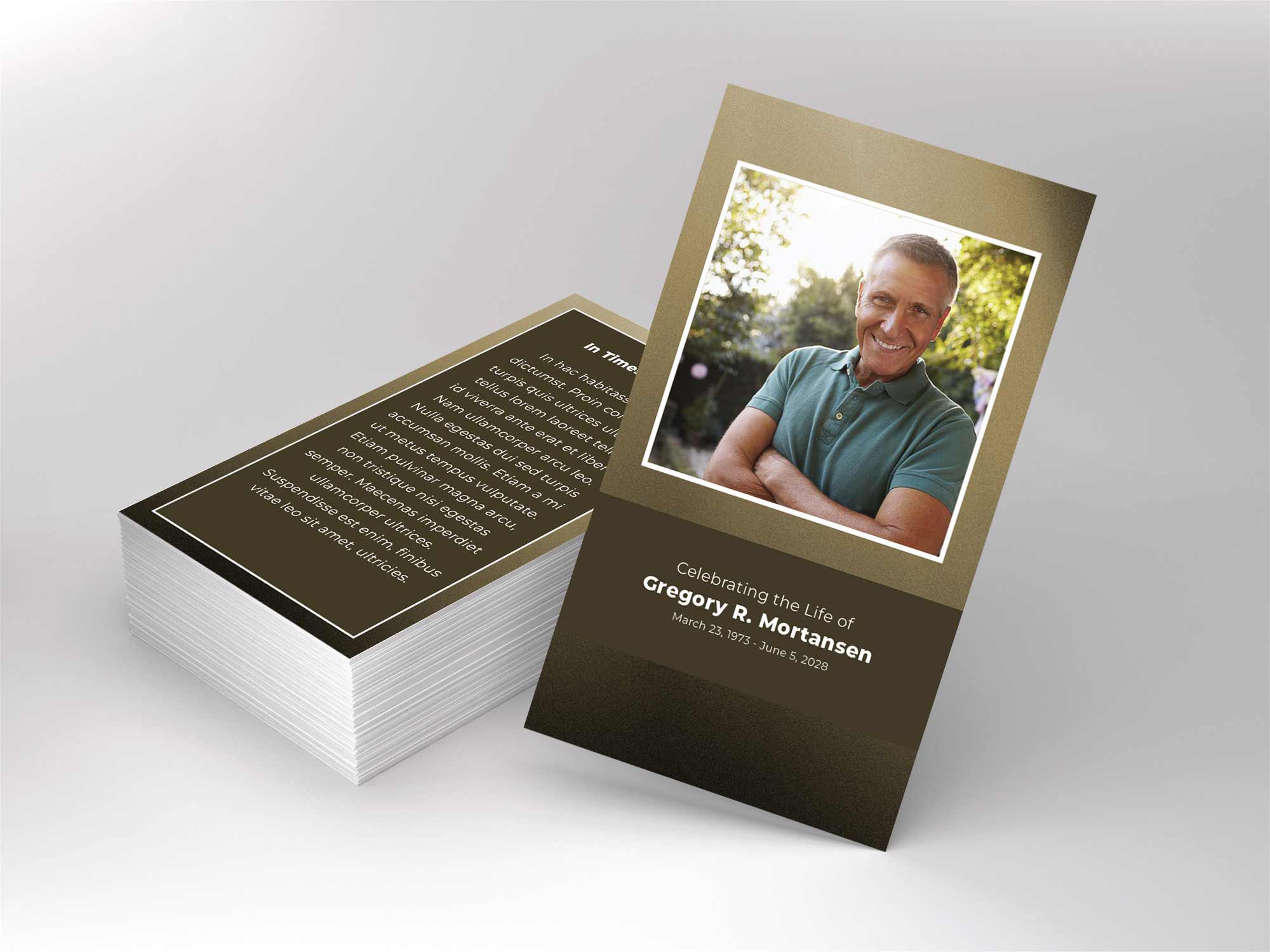 Prayer Card Front Sample