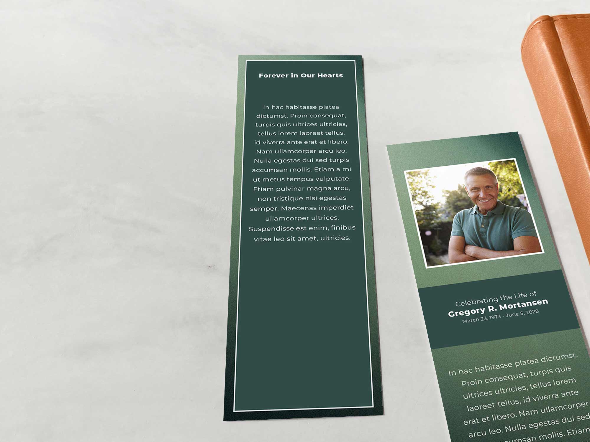 Bookmark Back Sample