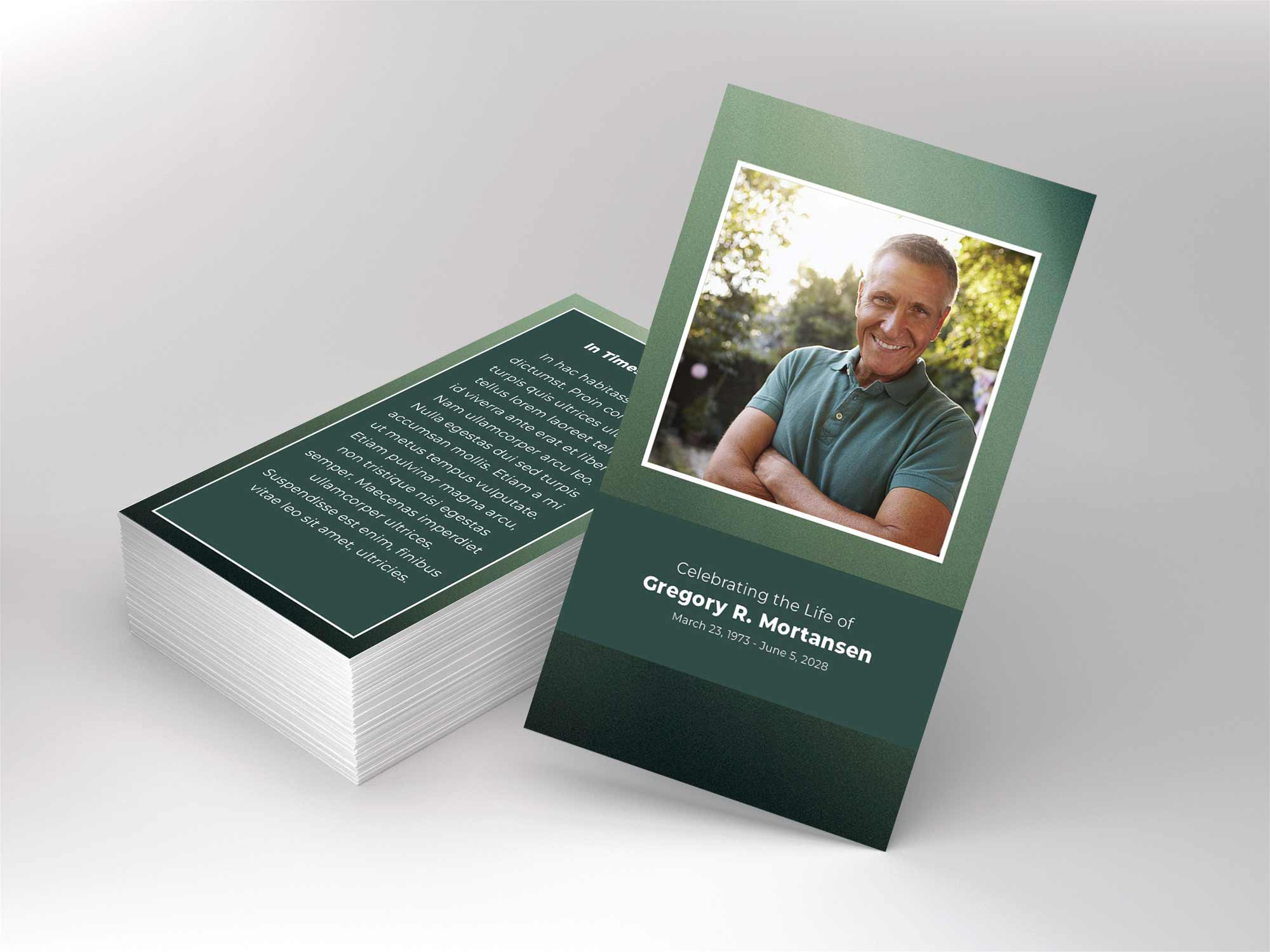 Prayer Card Front Sample