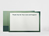 Thank You Card Back Blank