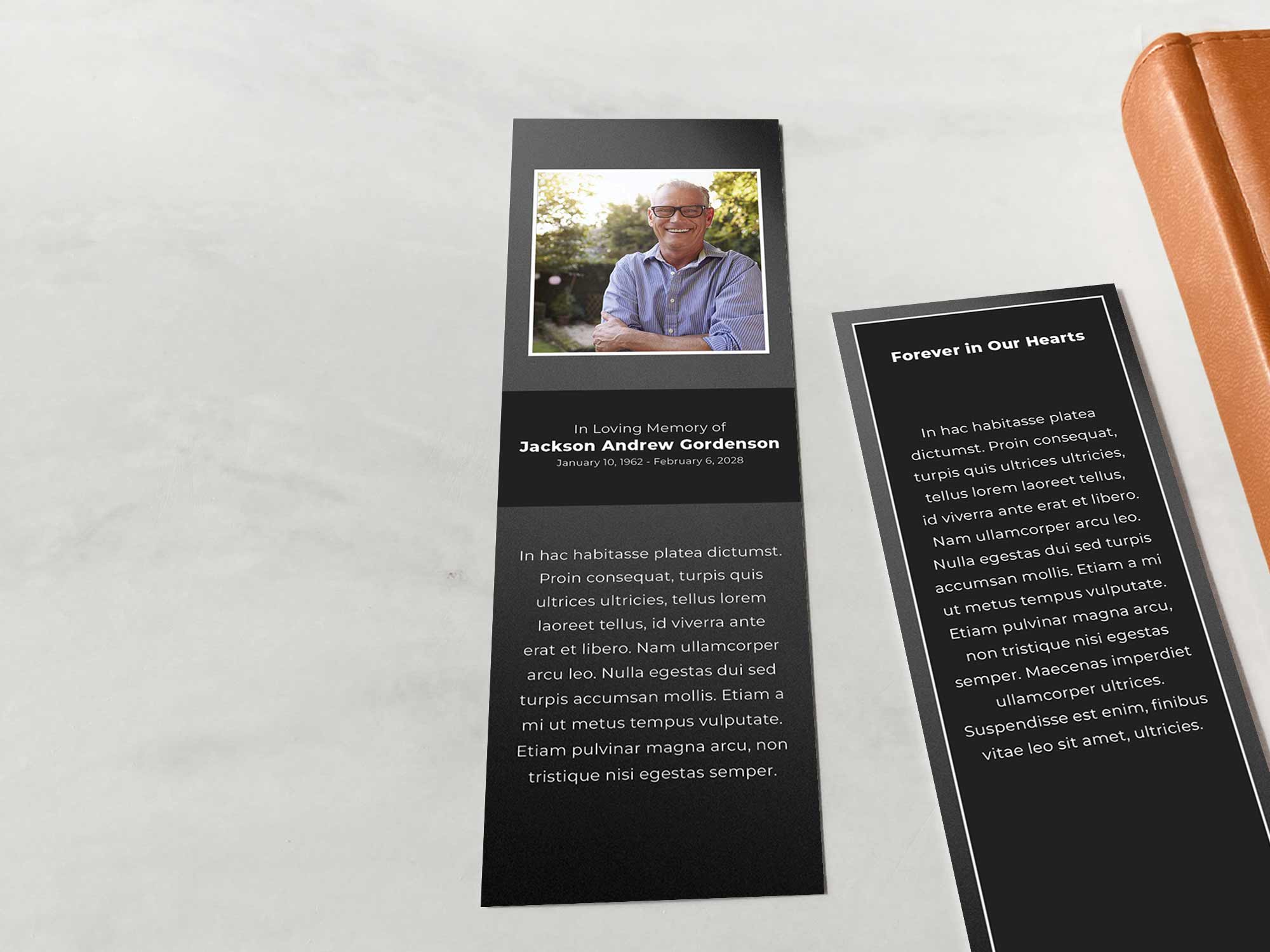 Bookmark Front Sample