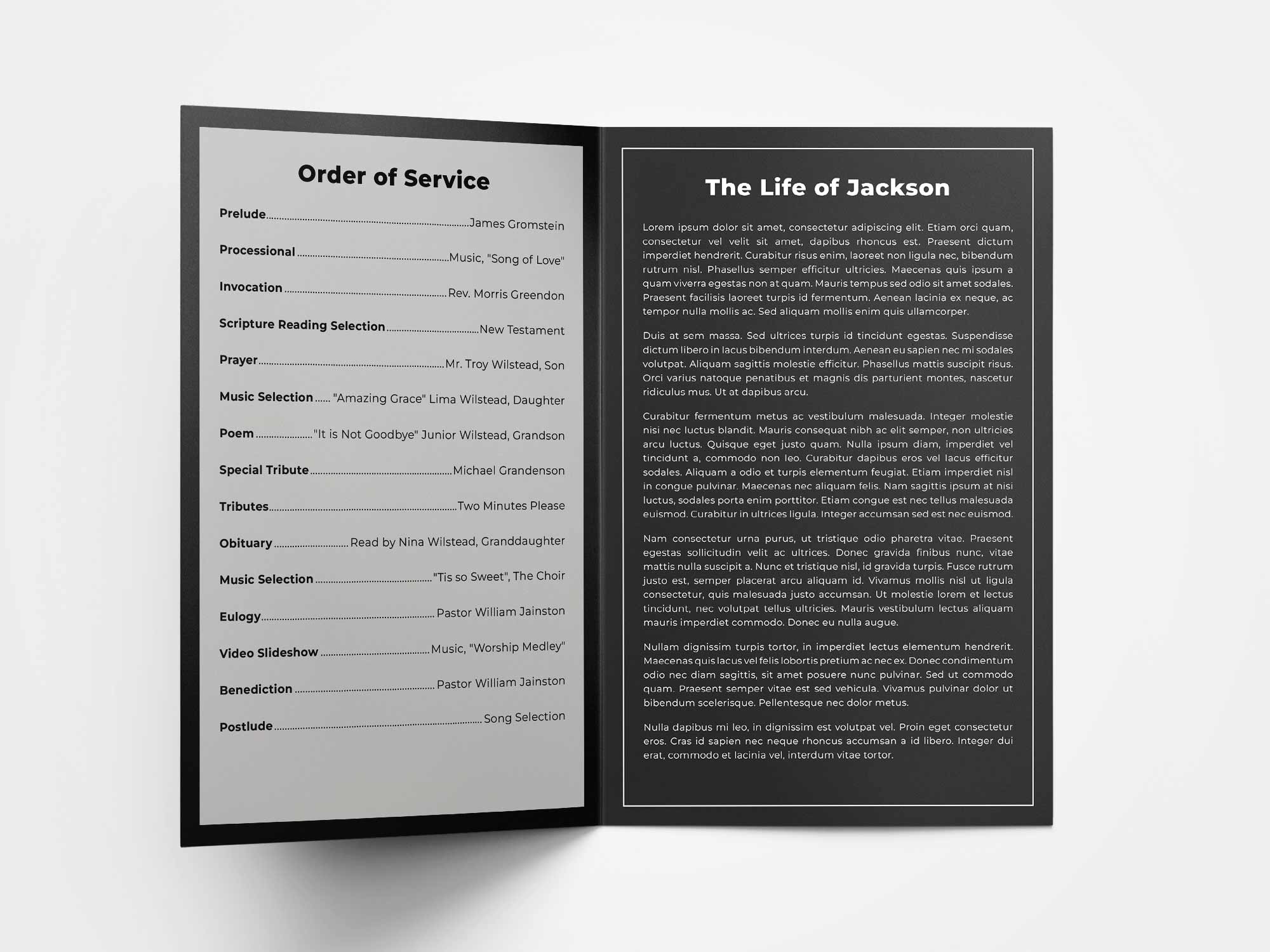 Standard Program Inside Sample