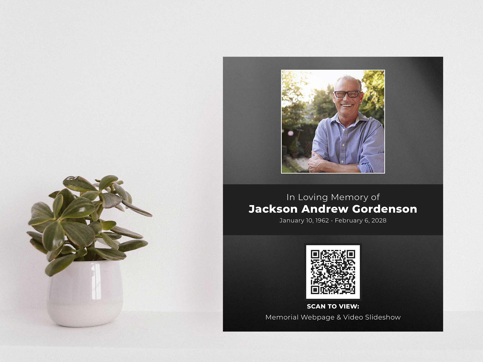 QR Table Sign Sample