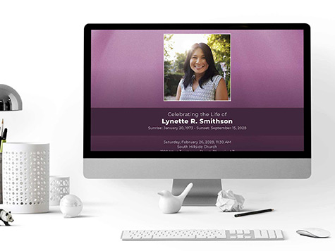 View Web Tribute Sample