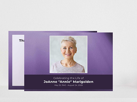 View Thank You Card Sample