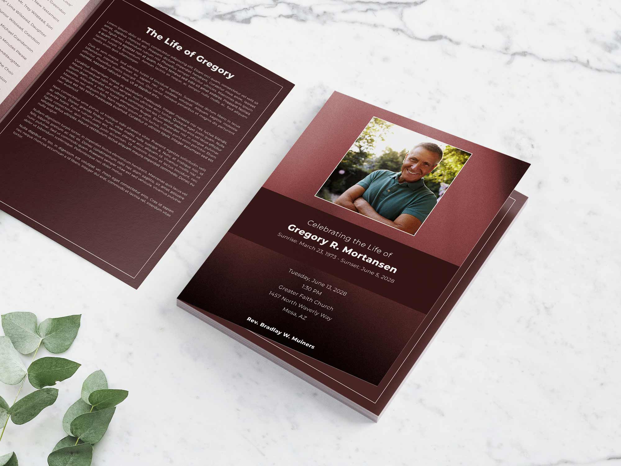 Large Program Front Sample