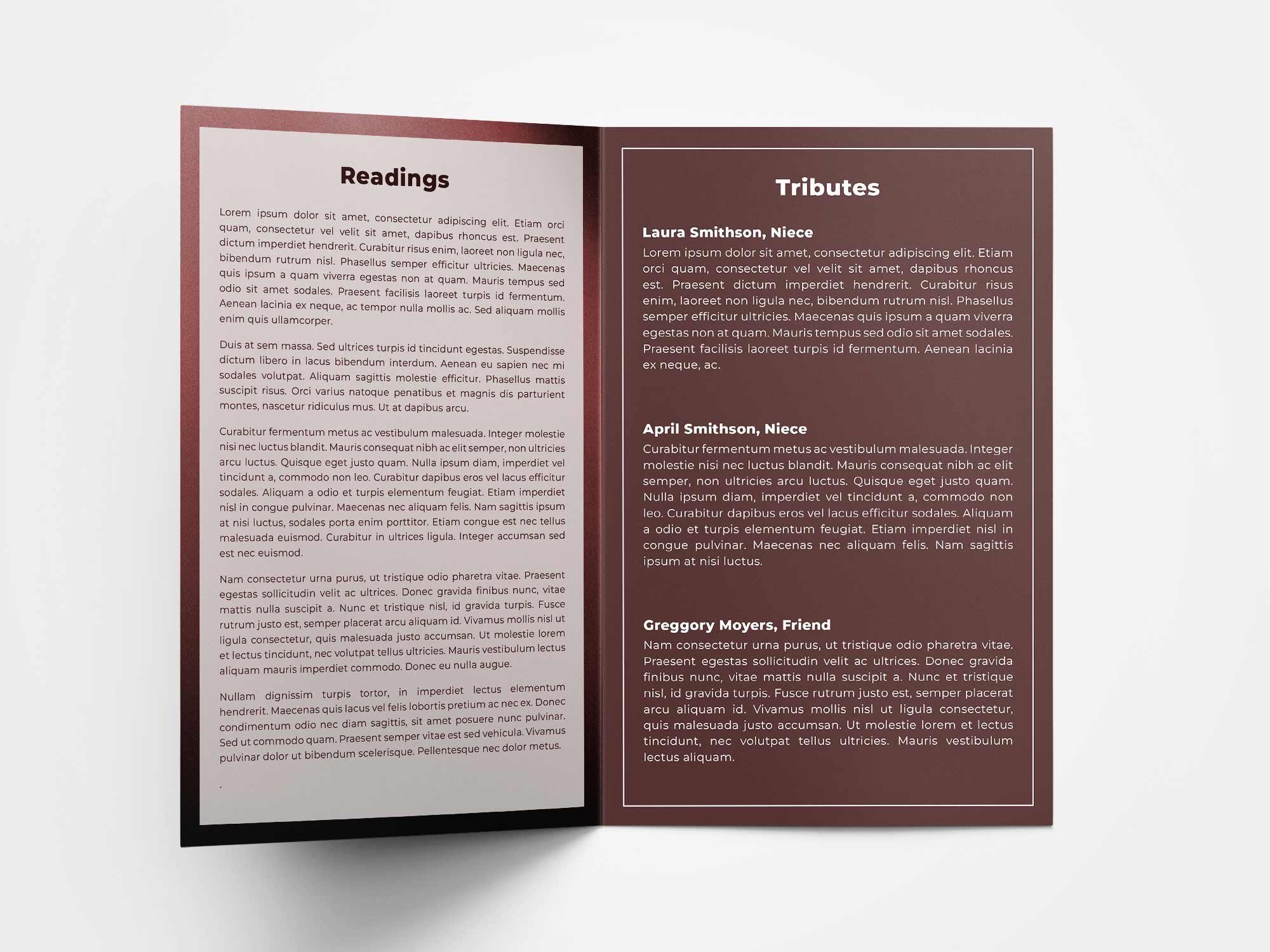 Standard Program Inside Sample