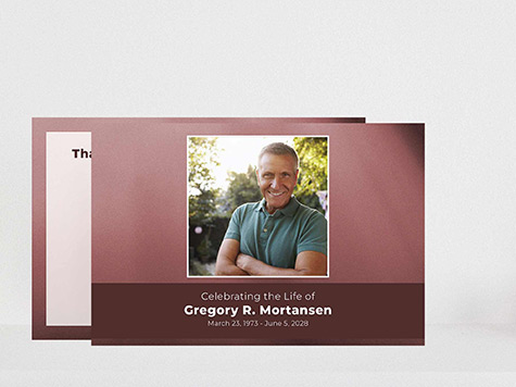 View Thank You Card Sample