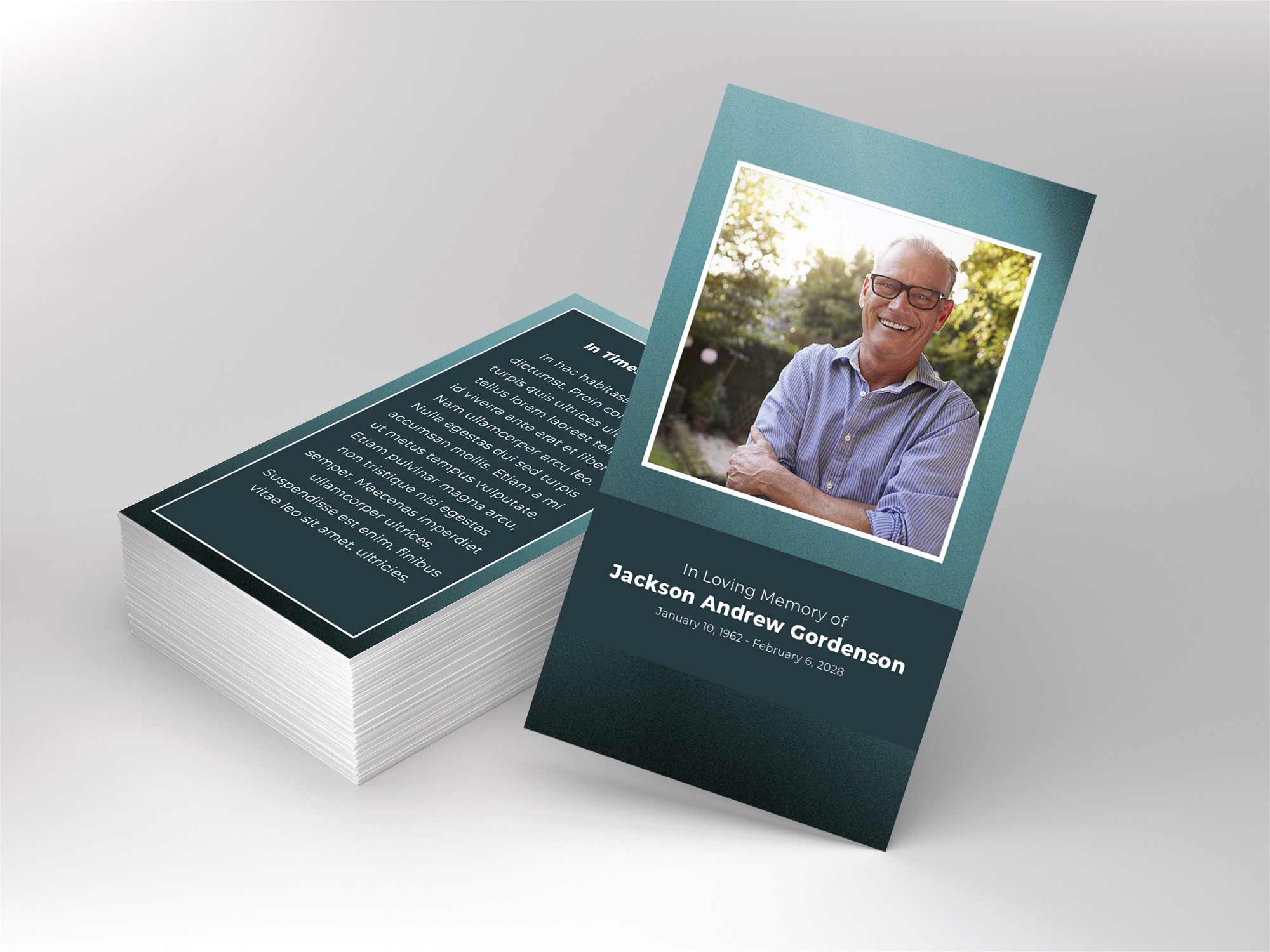 Prayer Card Front Sample