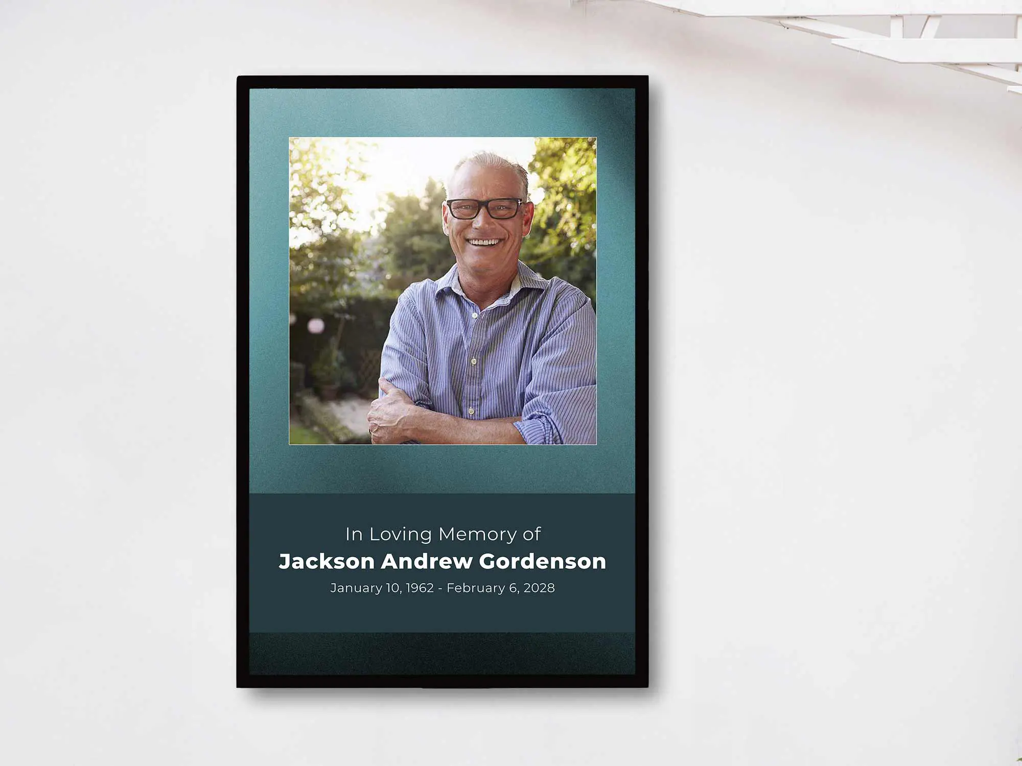 Easel Sign (In Frame)