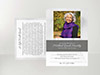 Memorial Card Front Sample