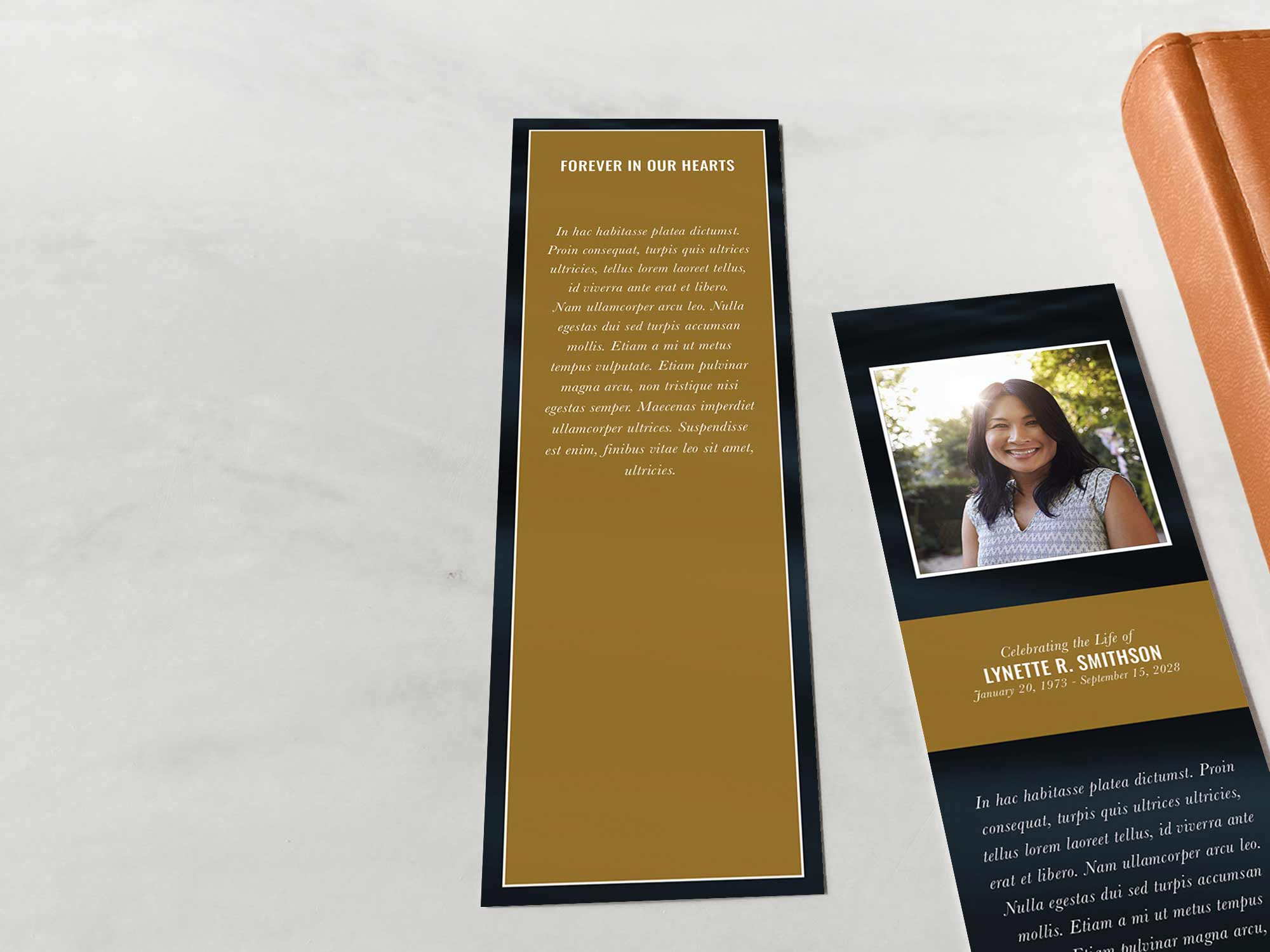 Bookmark Back Sample