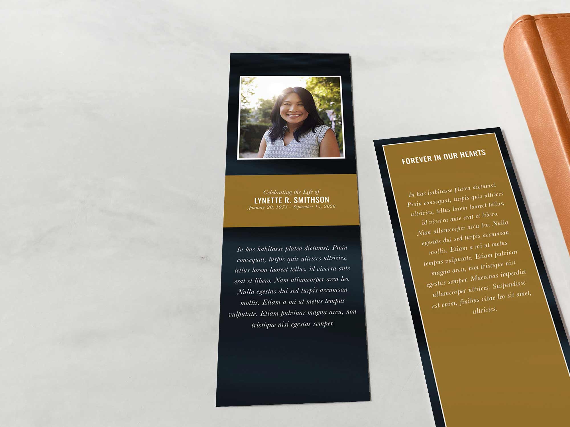 Bookmark Front Sample