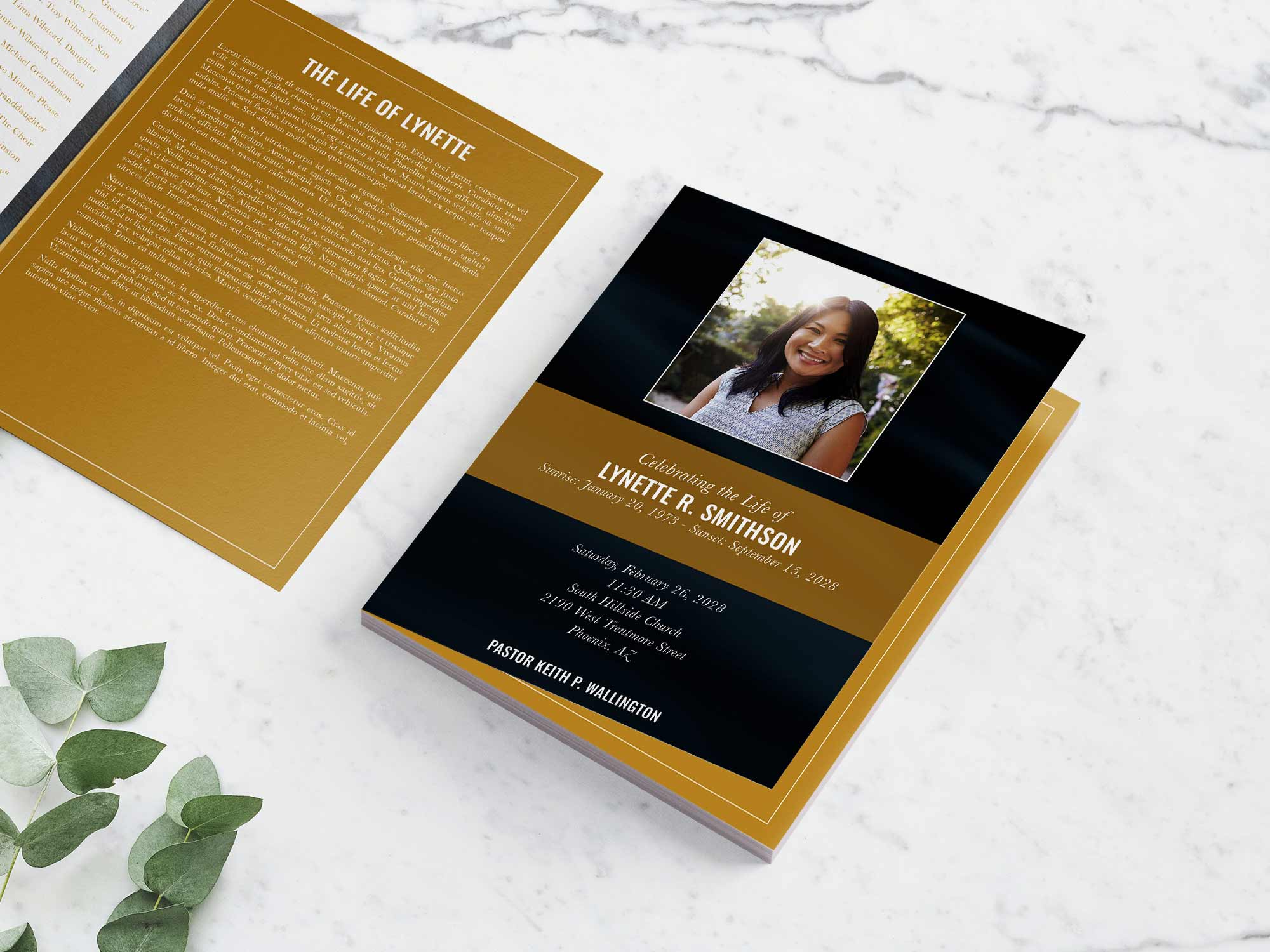 Large Program Front Sample