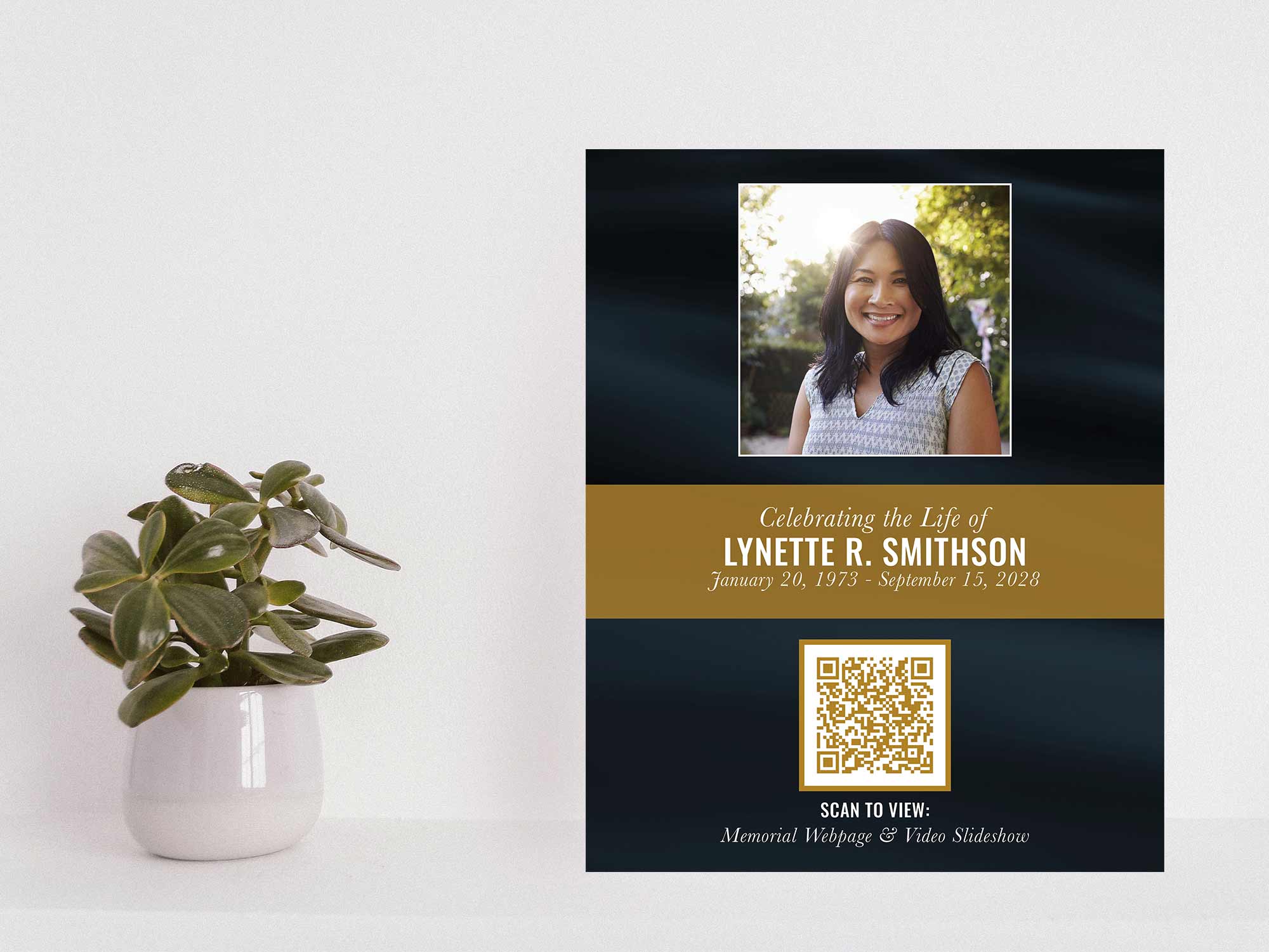QR Table Sign Sample