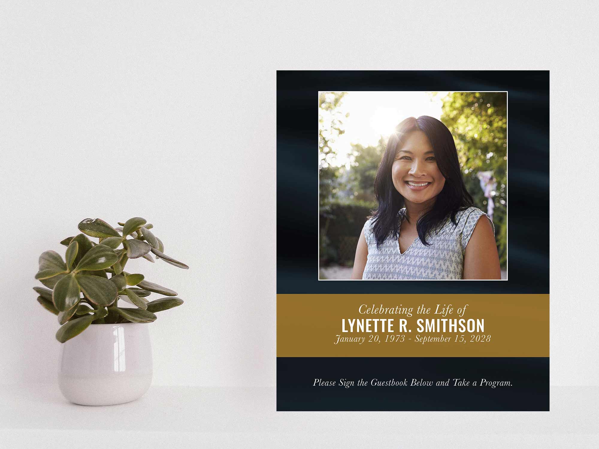 Table Sign Sample