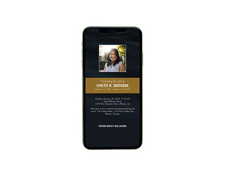 View Mobile Invitation Sample