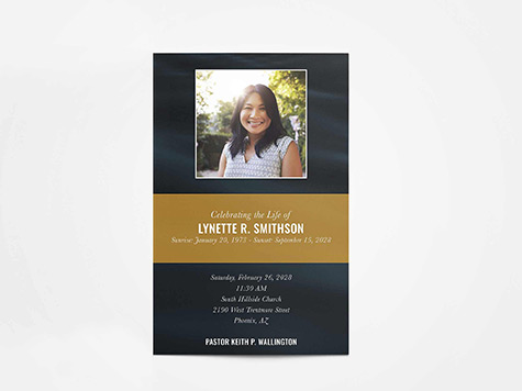 View Program Card Sample