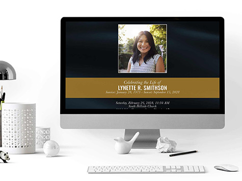 View Web Tribute Sample