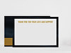 Thank You Card Back Blank