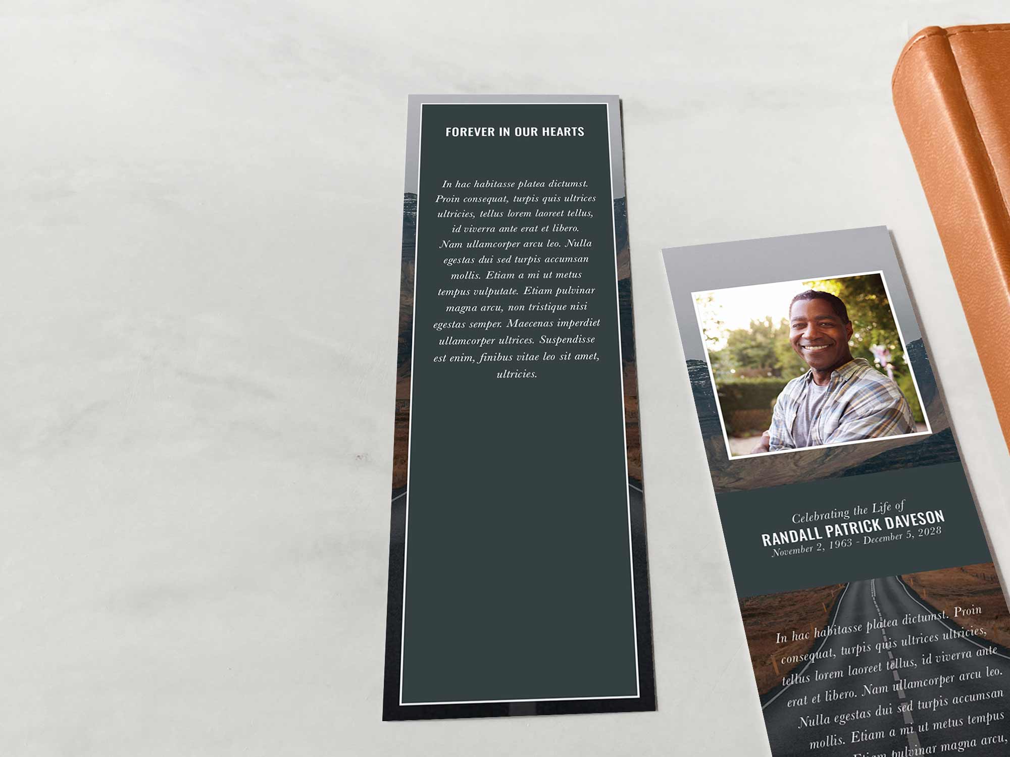 Bookmark Back Sample