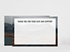 Thank You Card Back Blank