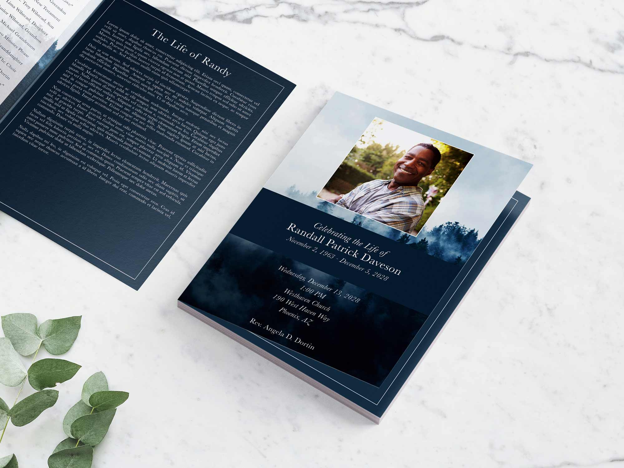 Large Program Front Sample