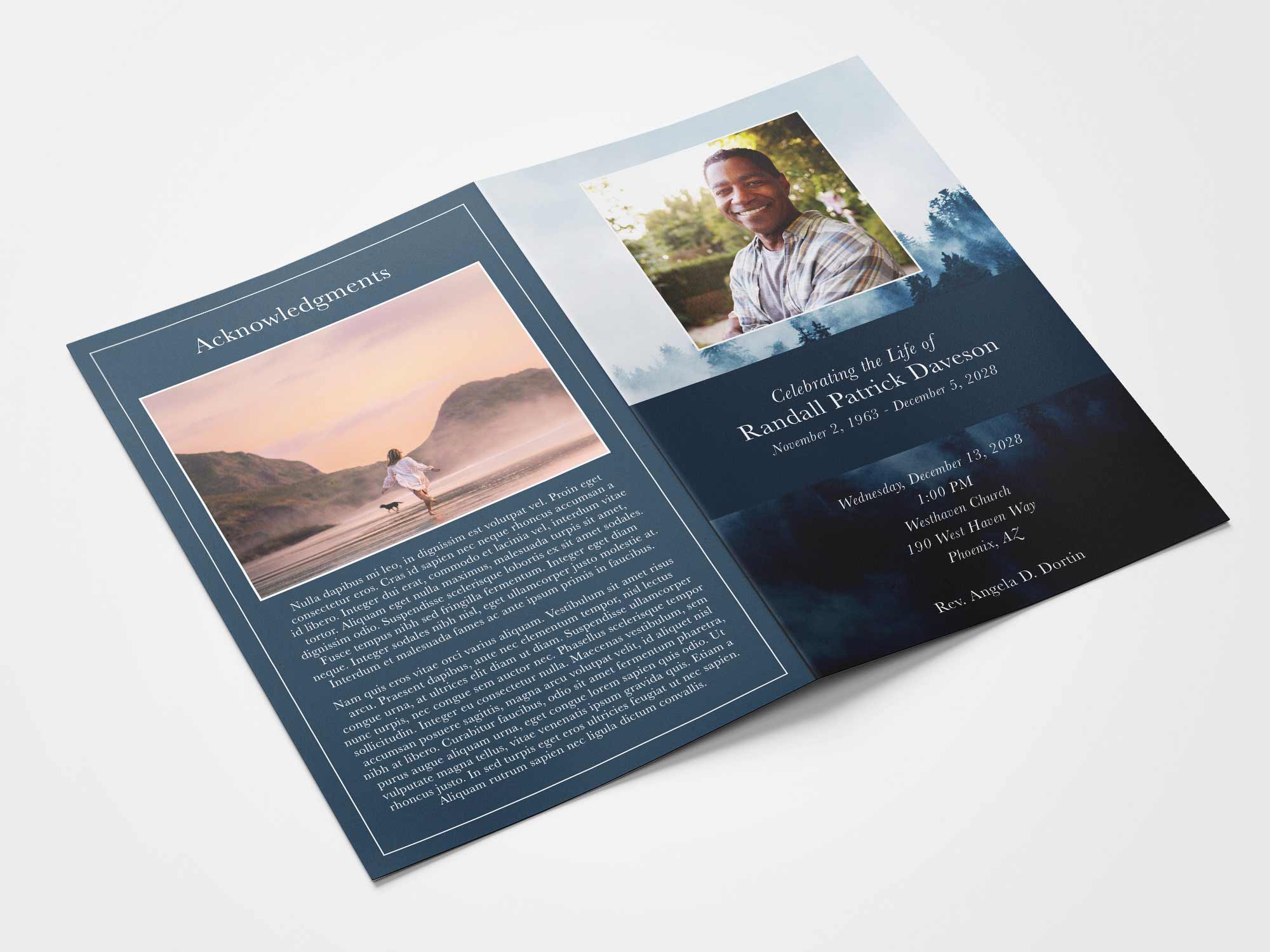 Standard Program Back Sample