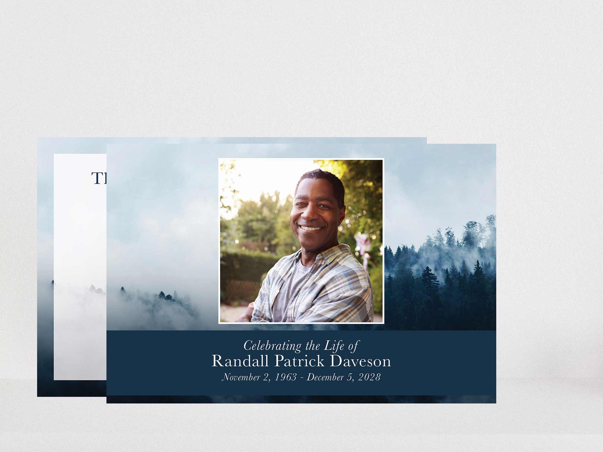 Thank You Card Front Sample