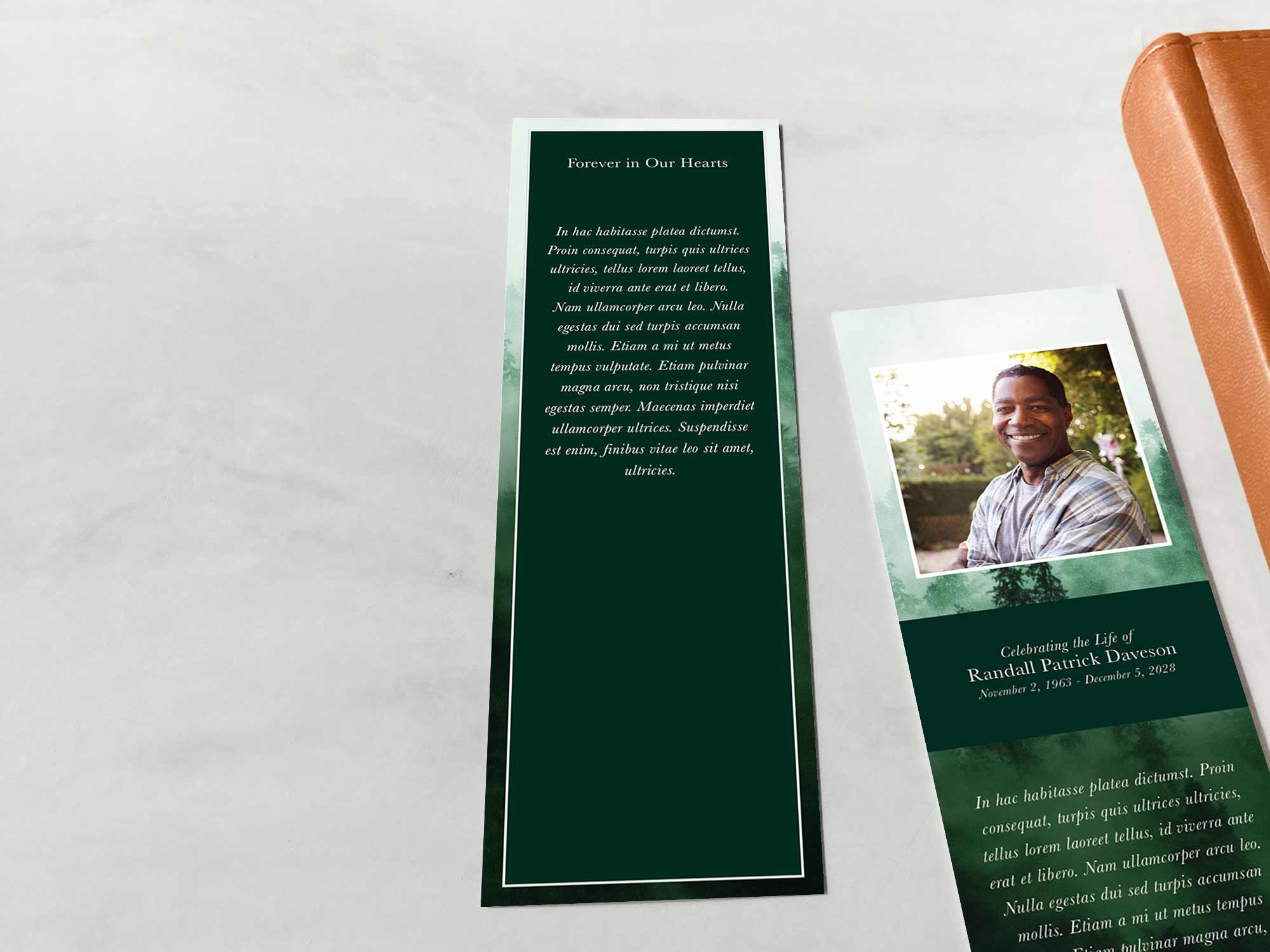 Bookmark Back Sample