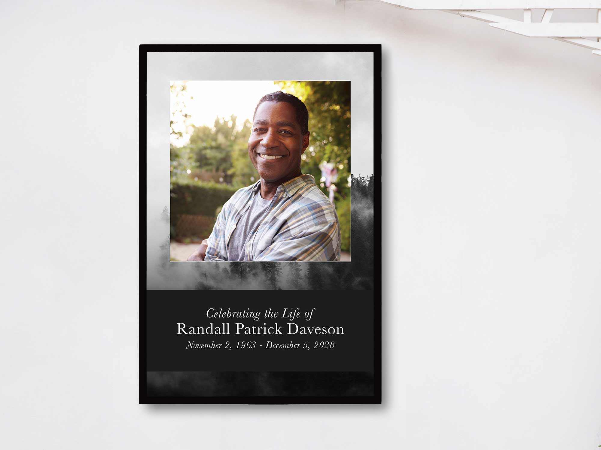 Easel Sign (In Frame) Sample