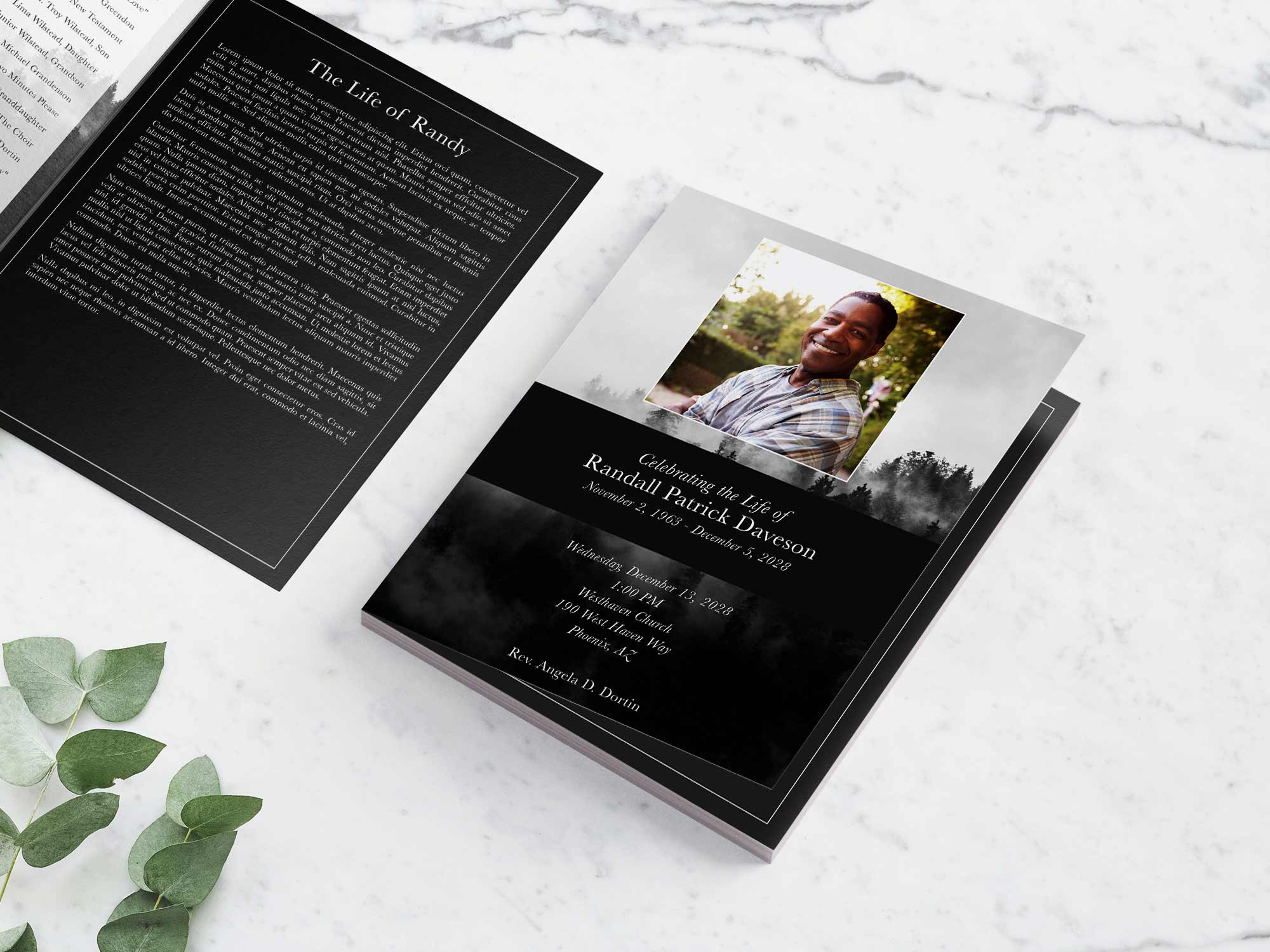 Large Program Front Sample