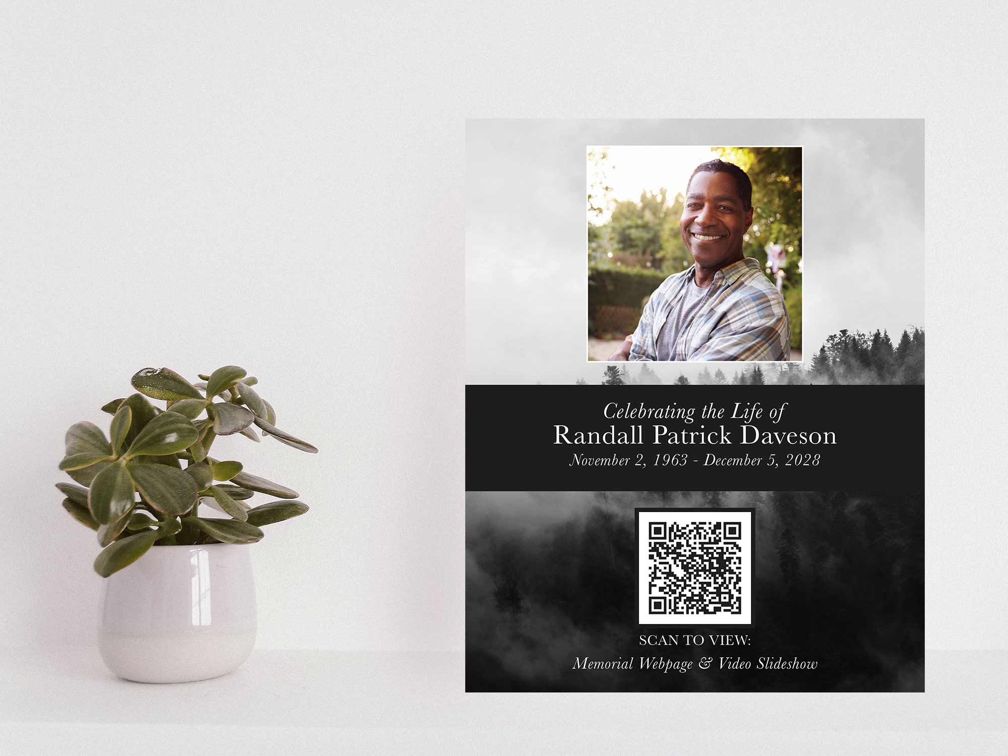 QR Table Sign Sample