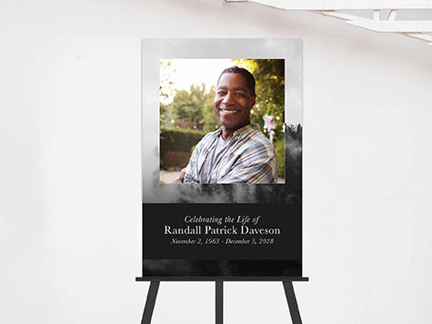 View Easel Sign Sample