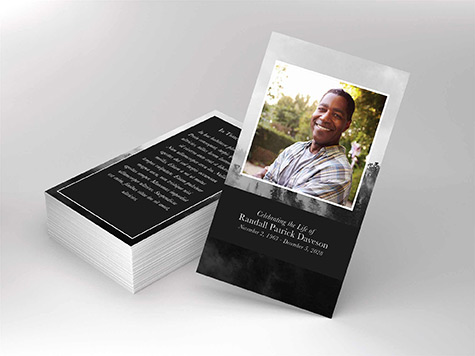 View Prayer Card Sample