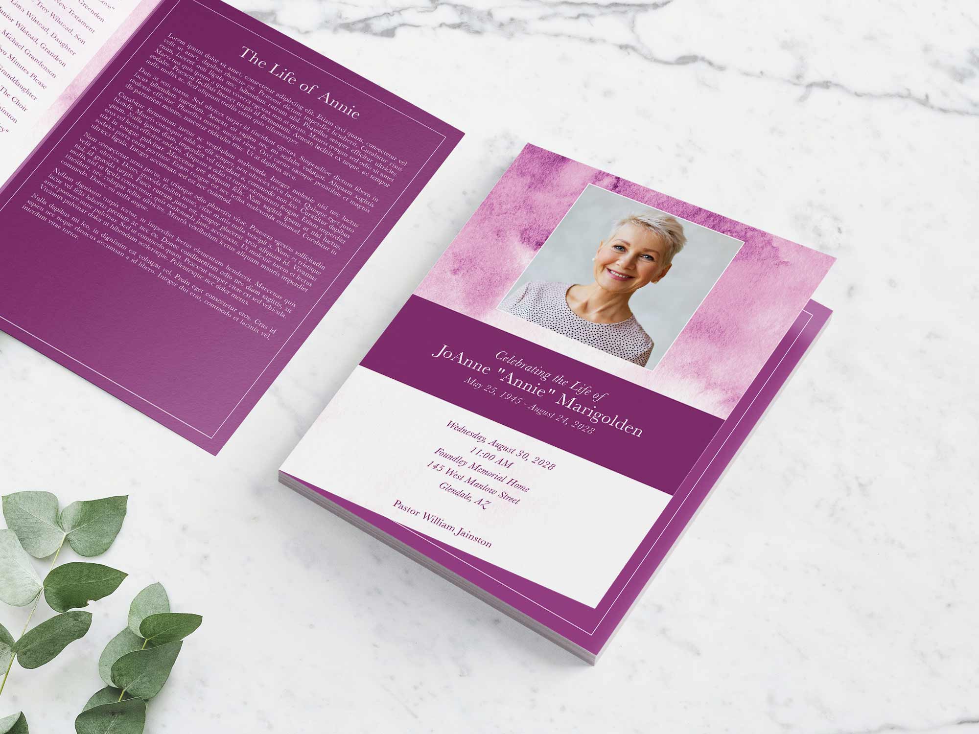 Large Program Front Sample