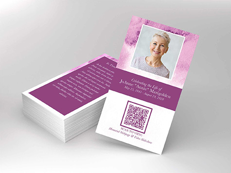 View QR Code Card Sample