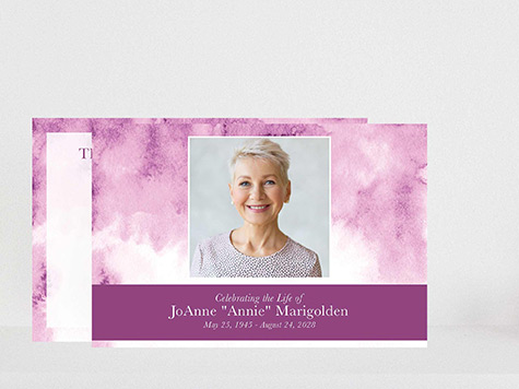 View Thank You Card Sample