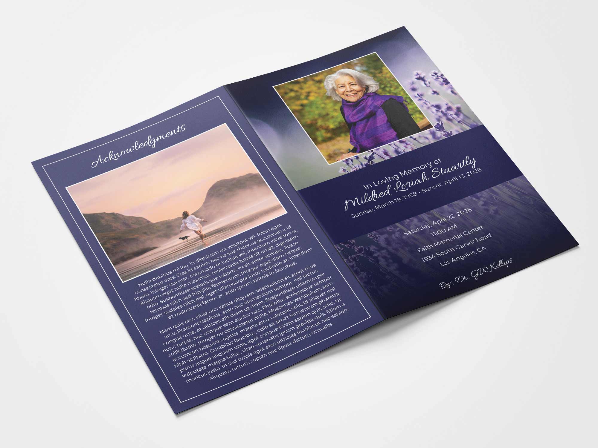 Standard Program Back Sample