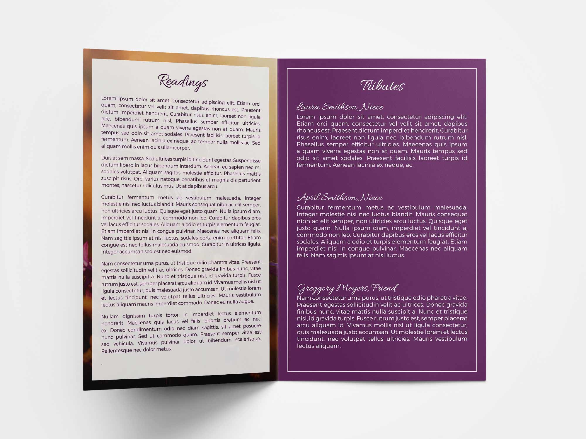 Standard Program Inside Sample