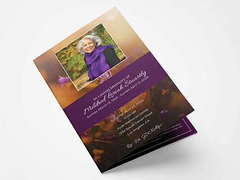 View Standard 4 Page Sample