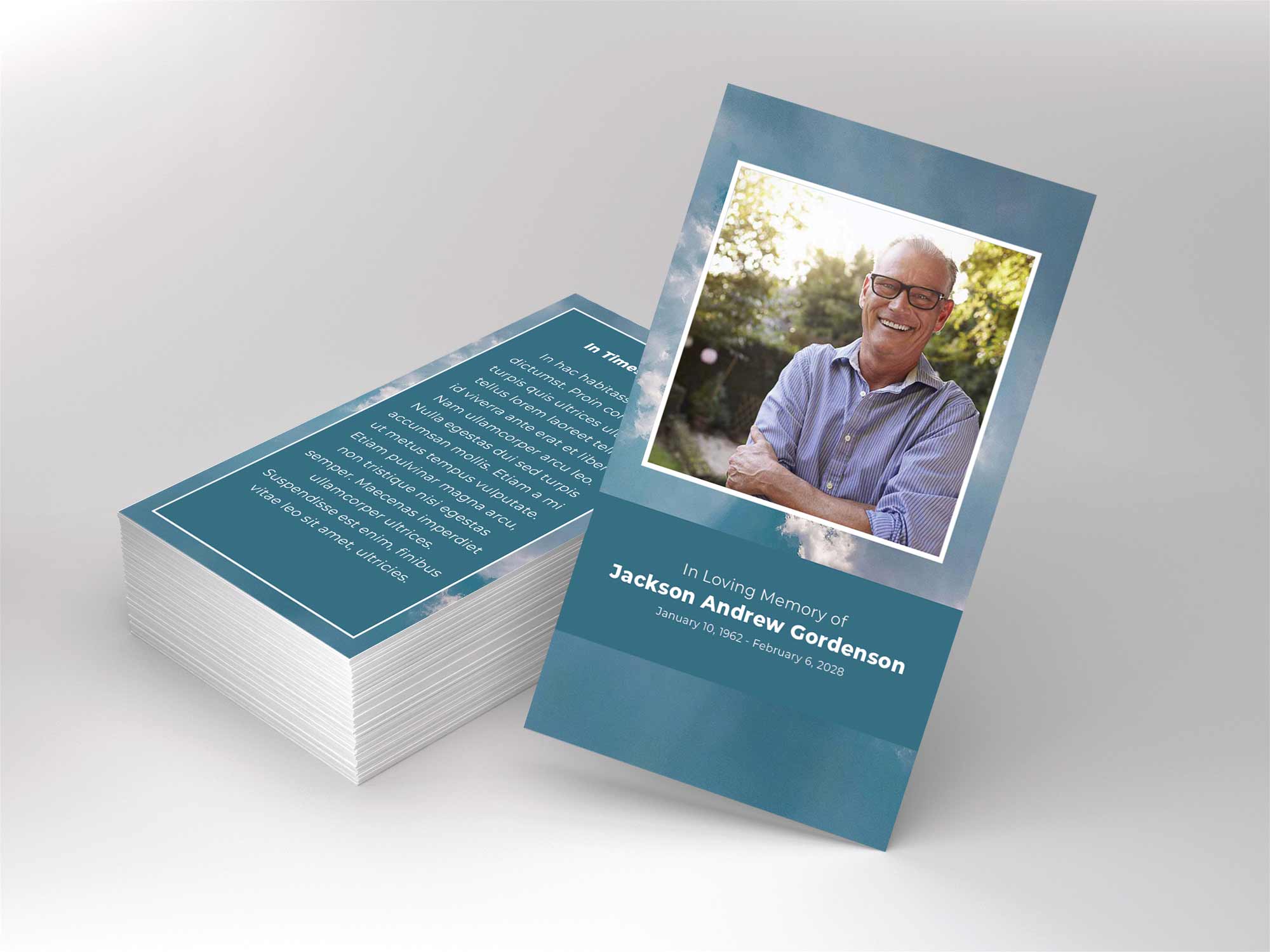 Prayer Card Front Sample