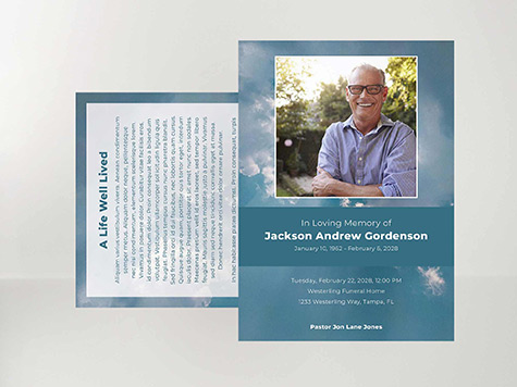 View Memorial Card Sample