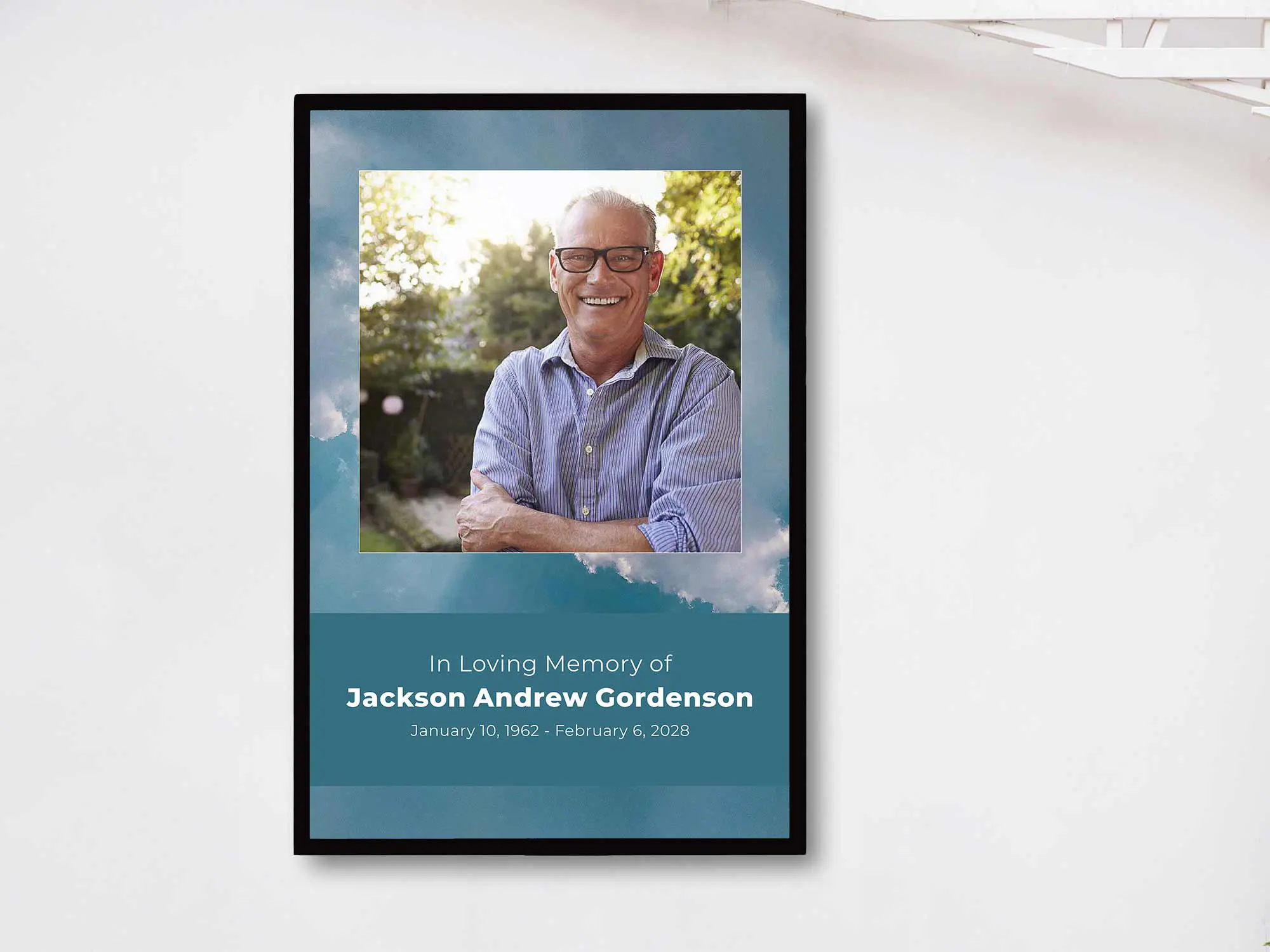 Easel Sign (In Frame)