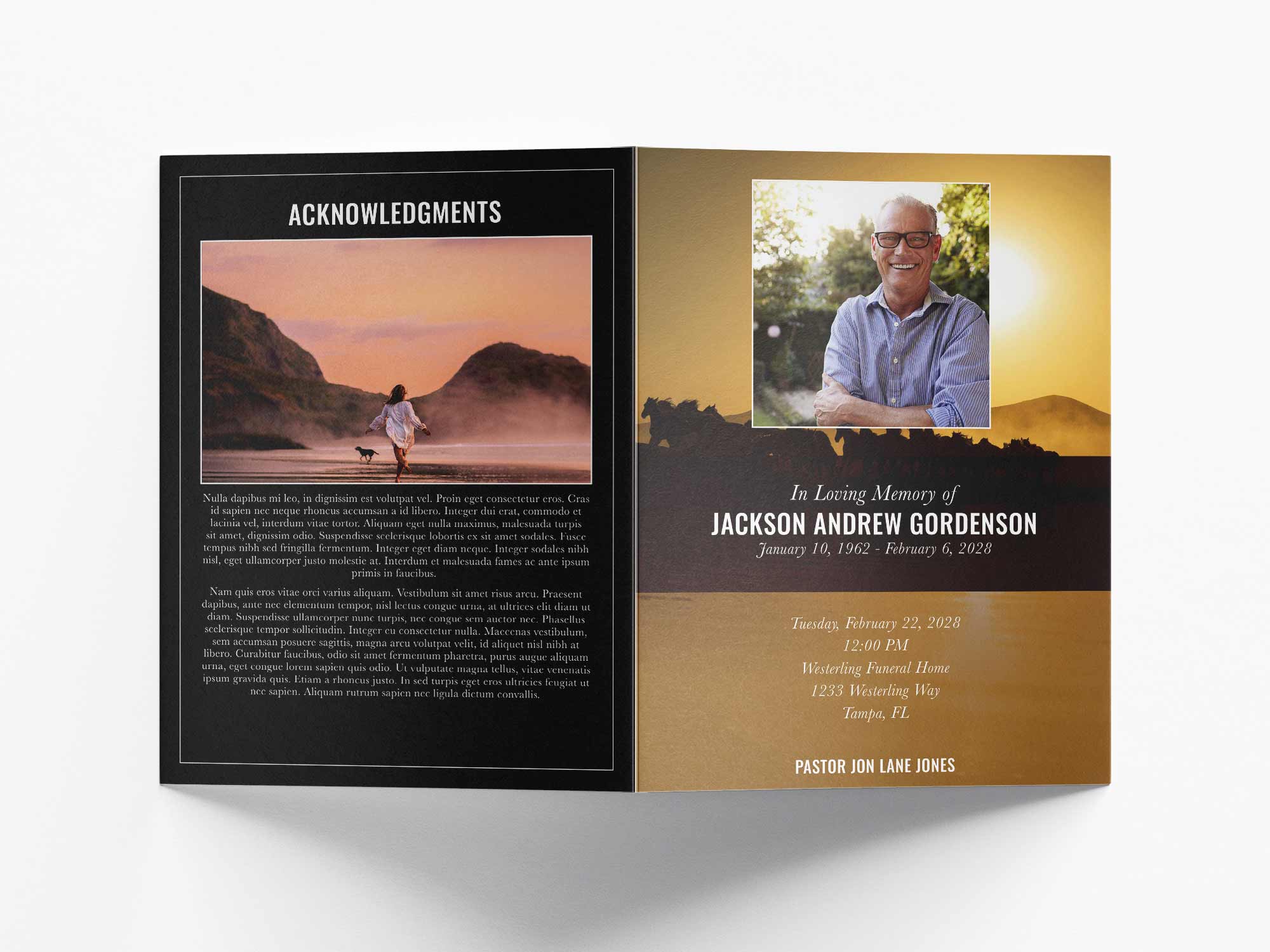 Large Program Back Sample