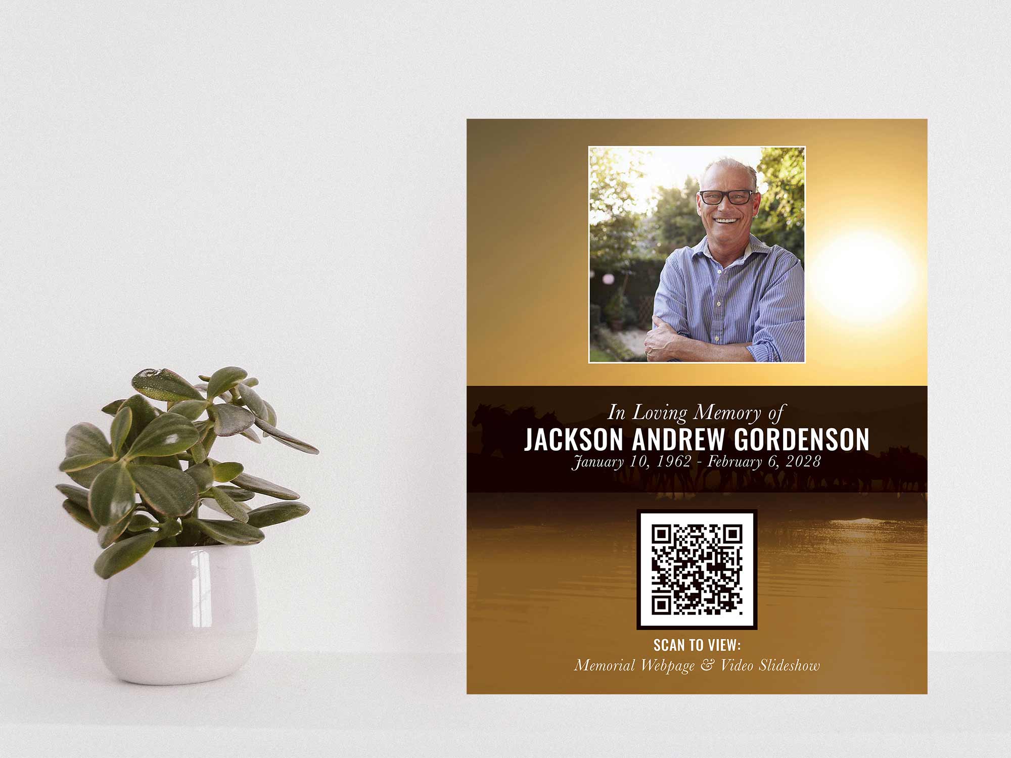 QR Table Sign Sample