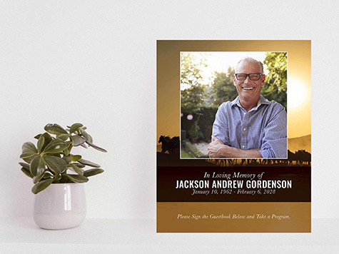 View Table Sign Sample