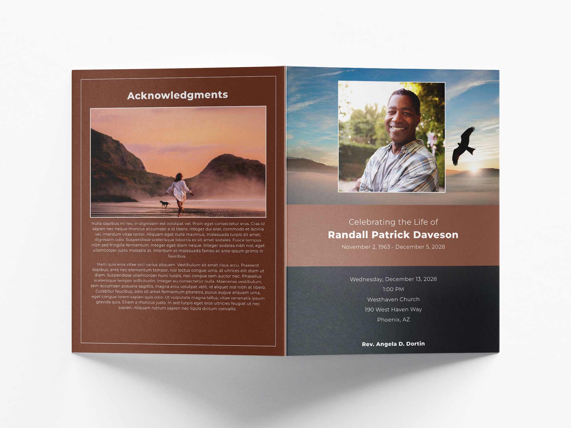 Large Program Back Sample