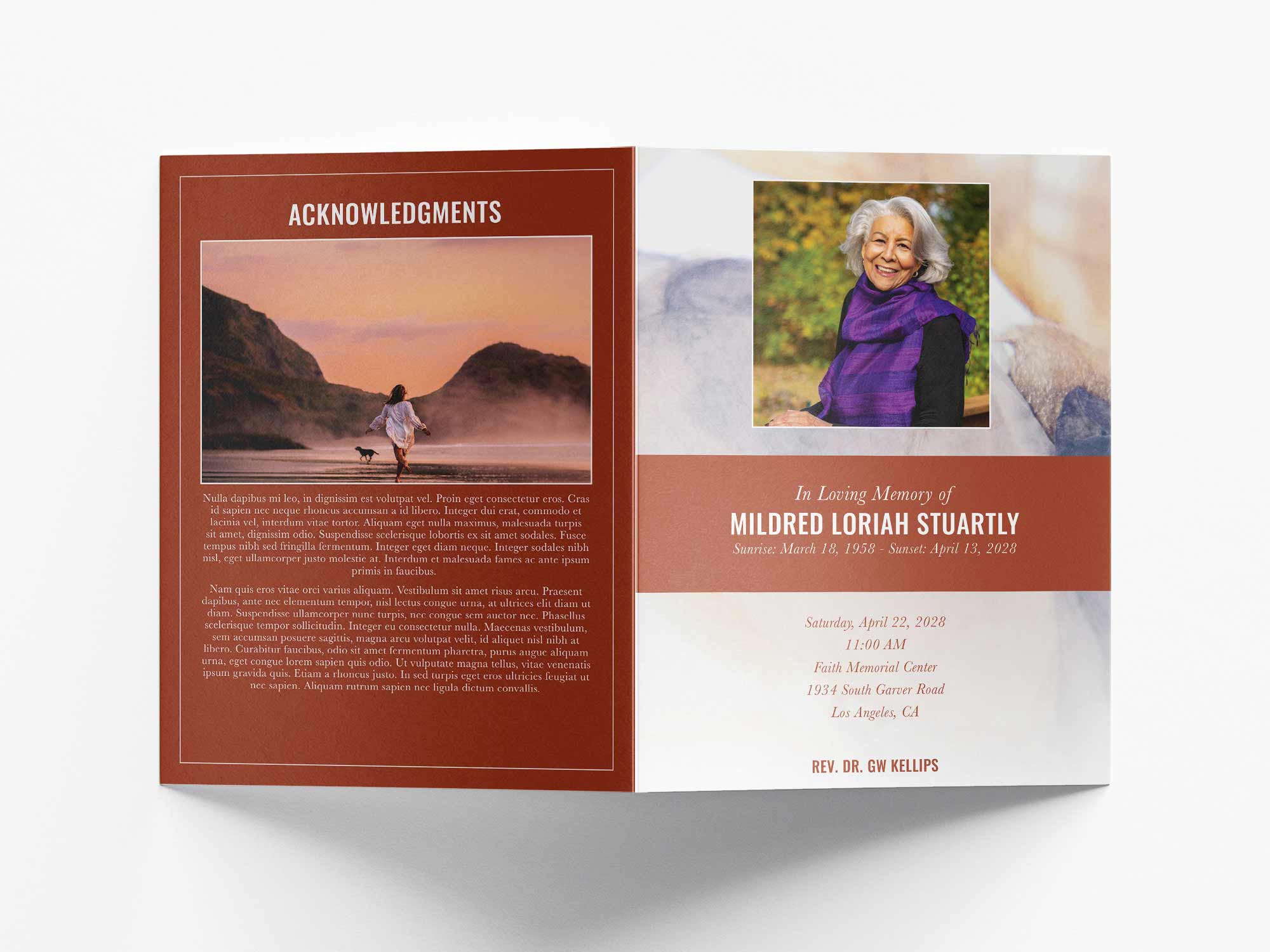 Large Program Back Sample